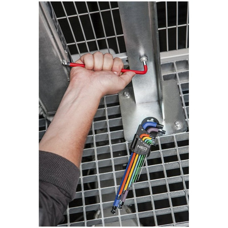 Klucze Sześciokątne 1.5-10mm 9szt NEO 09-512