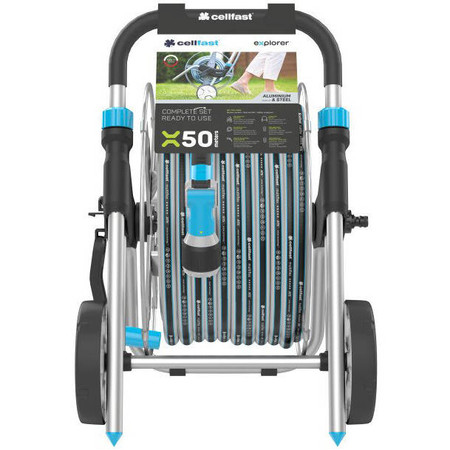 Zestaw Wózek Wąż Ogrodowy 1/2'' 50m Explorer Cellfast 55-060