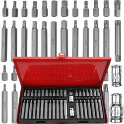 Zestaw końcówek Torx/Imbus/Spline 40szt Verke V39020