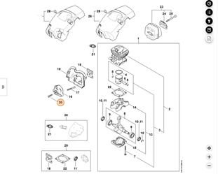 STIHL Śruba z łbem cylindrycznym IS-D 5x24  PIŁY SPALINOWEJ 9075-478-4159