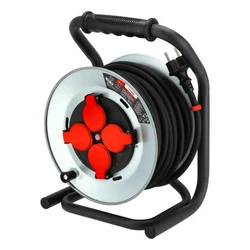 Przedłużacz bębnowy 30m, 4 Gniazda, 3x2,5mm Schmith SCH09E21002