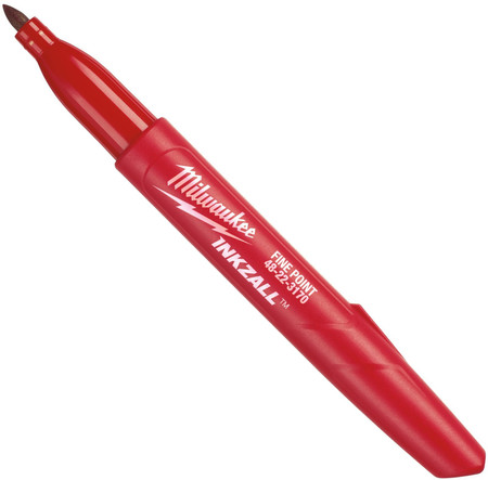 MARKER CZERWONY Z KOŃCÓWKĄ 1mm MILWAUKEE 48223170