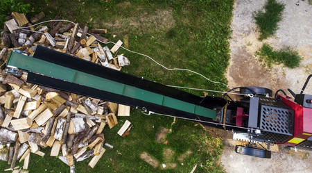 Piło-łuparka elektryczna 12 ton OPTIMAT Titanium CLS 12