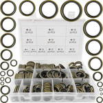 Zestaw podkładki metryczne do korków spustowych M6-30 240szt Verke V06709