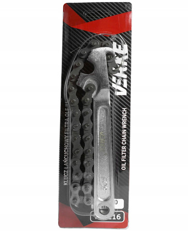 Klucz łańcuchowy do odkręcania filtra oleju 120-220mm Verke V86216
