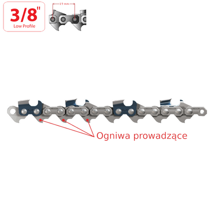 Łańcuch Tnący Pilarki 3/8'' 1,3mm 55-Ogniwa Oregon 91P055E
