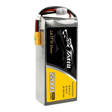Akumulator Tattu 22000mAh 22.2V 30C 6S1P Lipo Pack z konektorem XT90-S