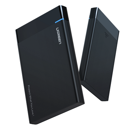 Obudowa zewnętrzna dysku HDD/SSD 2,5" UGREEN US221, SATA, USB 3.0 (czarna)