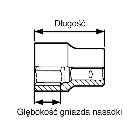 Nasadka 12-kątna 1 3/16" Teng Tools 7431-7009