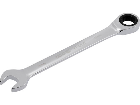 Klucz płasko-oczkowy z grzechotką 16mm Yato YT0197