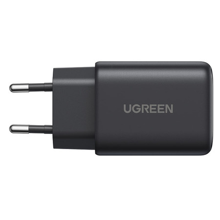 Ładowarka sieciowa Ugreen X527, 45W, GaN, USB + 2x USB-C (czarna)