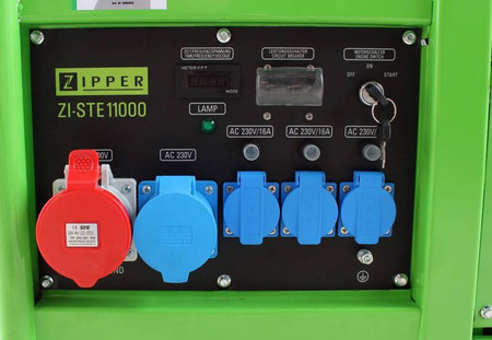 Generator Agregat Prądotwórczy Budowlany AVR Benzynowy ZIPPER ZI-STE11000