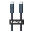 Kabel szybkiego ładowania USB-C do USB-C Baseus Flash 2 240W 1m (czarny)