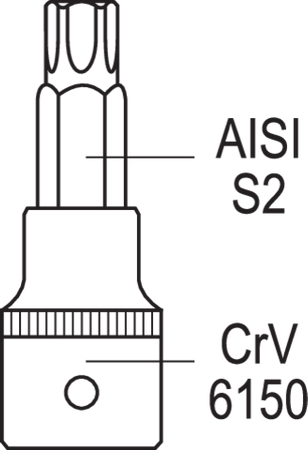 Klucze trzpieniowe TS 7szt. Yato YT0461