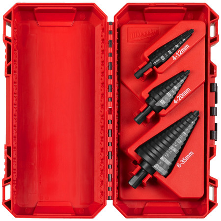 Wiertła Stopniowe do metalu zestaw 3szt Milwaukee 48899399