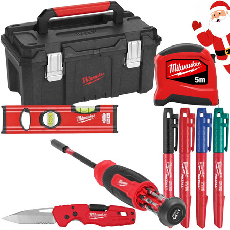 Zestaw świąteczny 6w1 walizka Milwaukee 4932502134