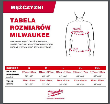 KAMIZELKA PODGRZEWANA CZARNA XL M12HPVBL2 MILWAUKEE 4932480079