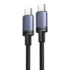 Kabel USB-C do USB-C Ugreen L528, 100 W, 0.5m (szary)