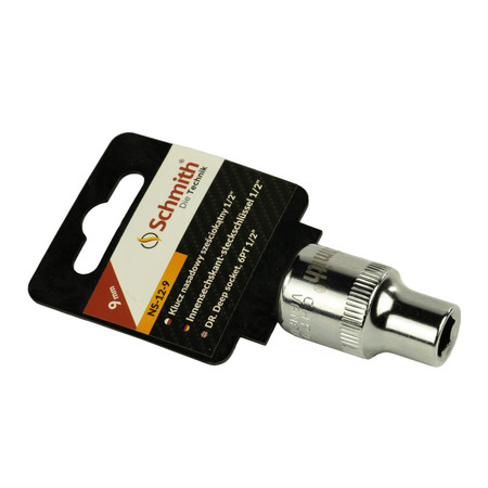Nasadka sześciokątna 1/2" 9mm Schmith NS-12-9