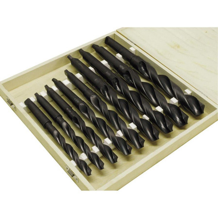Zestaw wierteł spiralnych do metalu 24 - 31,5 mm MT3 / HSS / 10 szt. Holzmann SPSMK3