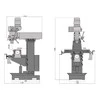 Wiertarko Frezarka MT 50E Optimum 3336010