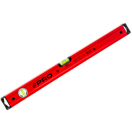 Poziomnica 60cm PRO600 malowana czerwona PRO A1060