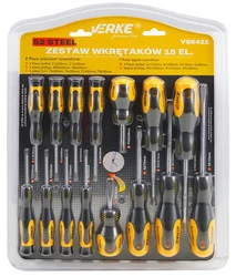 Zestaw Wkrętaków 15szt S2 premium line Verke V86421