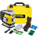 Laser krzyżowy (niebieski) 4x360 Nivel System CL4B