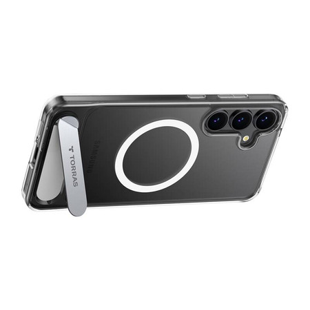Etui na telefon Torras Pstand Series do Samsung S25+ (przezroczyste)