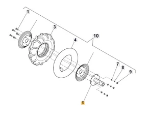 ELEMENT KOŁA SRC 685 STIGA 118802879/0