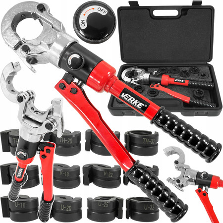 Zaciskarka do rur pex hydrauliczna 16-32mm U+H+V Verke V86261