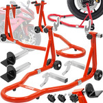 Stojaki motocyklowe 450kg zestaw 2szt podnośnik na przód tył Verke V83102