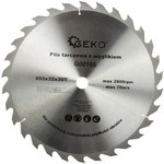 Tarcza Piła Do Drewna 450x32mm 30T Geko G00166