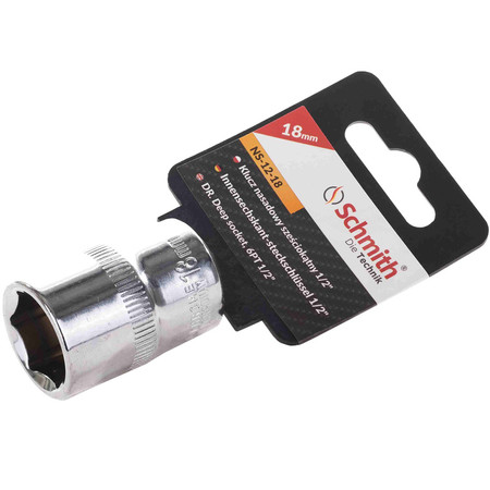 Klucz Nasadowy 6-Kątny 1/2'' 18mm Schmith NS-12-18
