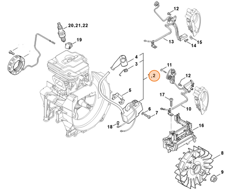 Stihl Cewka Zapłonowa 4147-400-4711 
