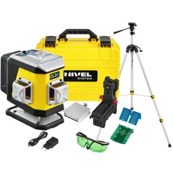 Laser krzyżowy (niebieski) 3x360 Nivel System CL3B + statyw zestaw