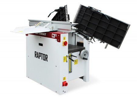 Strugarko-grubościówka z wałem spiralnym i wiertarką OPTIMAT RAPTOR C3-F3 silnik 3 kW