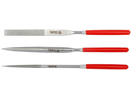 Pilniki diamentowe iglaki 3szt. Yato YT6150 