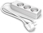 Przedłużacz stały, trzy gniazda 3x2p+Z, 10A 1,5m Schmith SP3GZ-1,5M