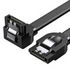 Kabel kątowy SATA UGREEN US217 0.5m (czarny)