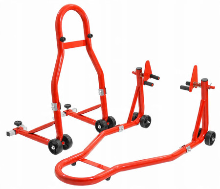 Stojaki motocyklowe 450kg zestaw 2szt podnośnik na przód tył Verke V83102
