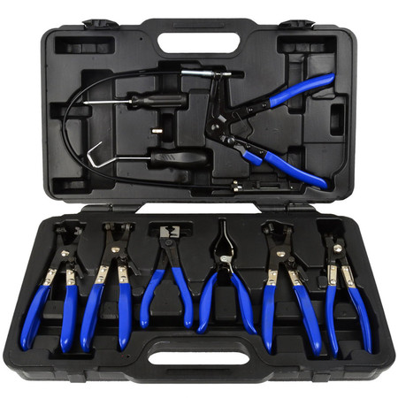 Szczypce Do Opasek Taśmowych 9szt Geko G01655