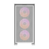 Obudowa komputerowa Darkflash DRX70 MESH (biała) + 4 wentylatory RGB