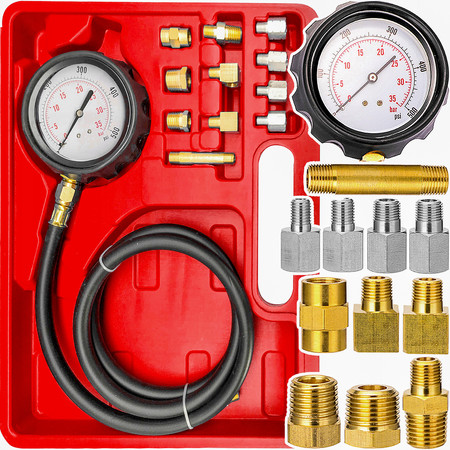 Miernik tester ciśnienia oleju kompresji silnika 0-35bar Verke V86250
