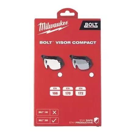 OKULARY BEZBARWNE DO KASKU BOLT200 MILWAUKEE 