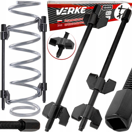 Ściągacze do sprężyn amortyzatorów 380mm Verke V84808