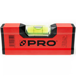 Poziomnica mini 12cm PRO600 malowana czerwona PRO A1012