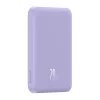 Magnetyczny mini powerbank Baseus 5000mAh 20W (fioletowy)