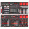 Wózek narzędziowy z zestawem narzędzi 391el Teng Tools TENG-BLACK-391