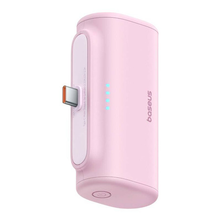 Powerbank Baseus Compact USB-C 5000mAh, 20W (różowy)